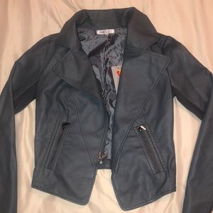 Faux leather jacket